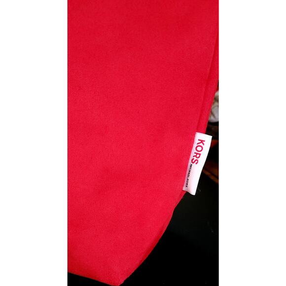 MICHAEL KORS Red & Black Suede Effect Tote Bag - Picture 4 of 9